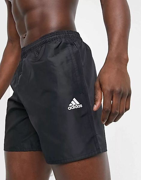 adidas – Swimming – Shorts in Schwarz mit Logo günstig online kaufen