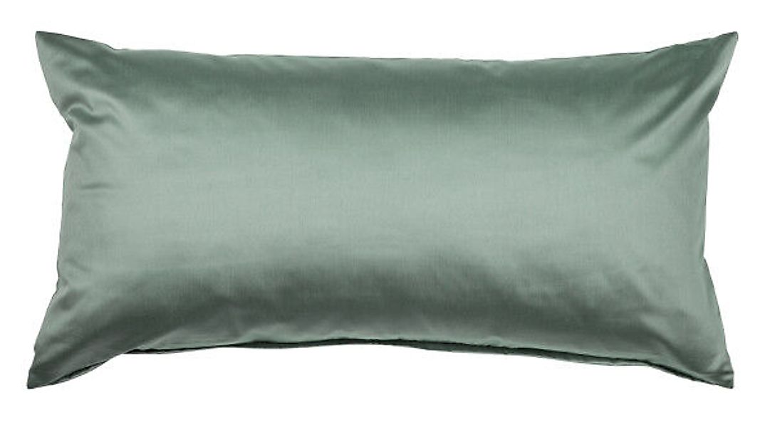 Janine Janine Mako-Satin Bettwäsche Colors 31001 salbeigrün Größe:  40x80 c günstig online kaufen