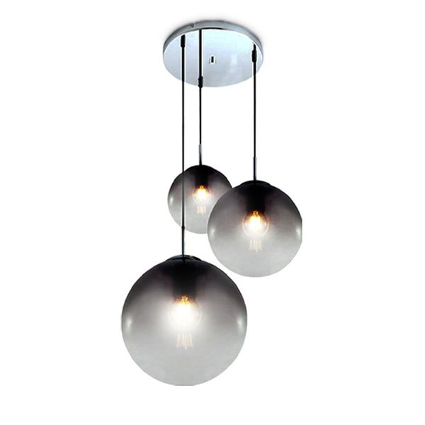 GLOBO LIGHTING Hängeleuchte Hängelampe Esszimmer Rauchglas günstig online kaufen