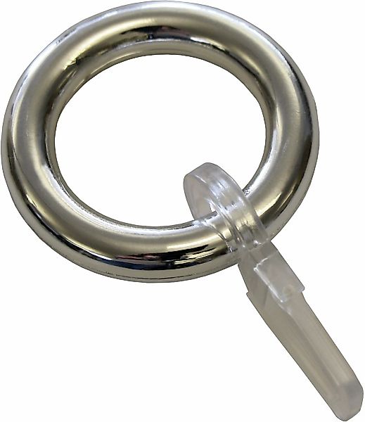 GARDINIA Gardinenring "mit Faltenlegehaken" Serie Vitragestangen/Caféhausst günstig online kaufen