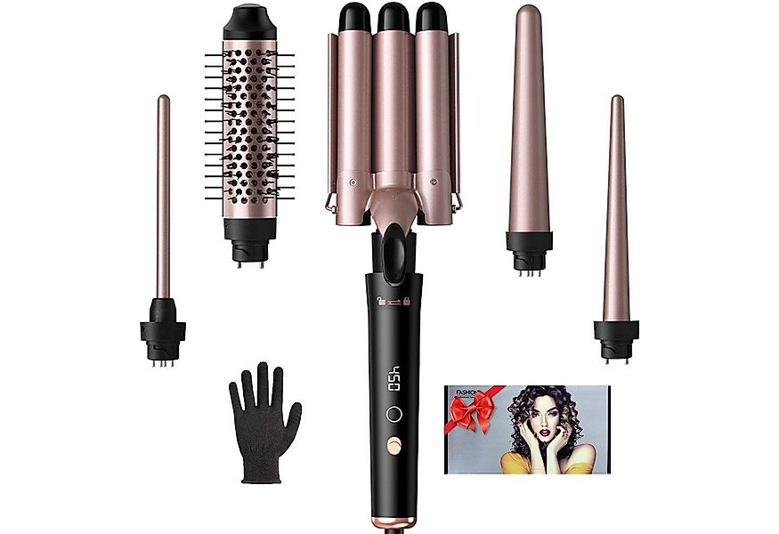 STANBOW Lockenstab Lockenstab 3 Fässer mit PTC-Schnellheizung, Temperaturre günstig online kaufen