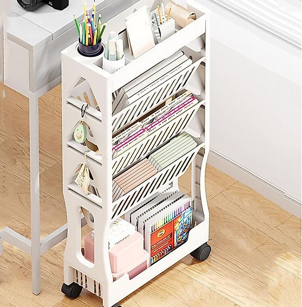 BlingBin Bücherregal Mobiles Bücherregal, Zeitschriftenständer, Drehbar Bür günstig online kaufen