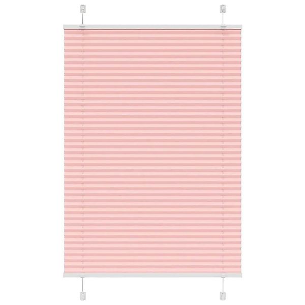 vidaXL Plissee Rosa 95x150 cm Stoffbreite 94,4 cm Polyester 4015448 günstig online kaufen