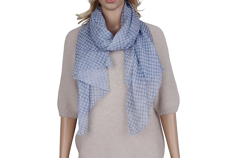 MIRROSI Modeschal Asymmetrischer Schal, Made in Italy 20% Seide 80% Baumwol günstig online kaufen