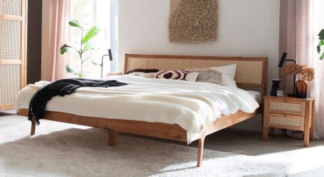 Home affaire Bett Hällevik Doppelbett, Massivholzbett, günstig online kaufen