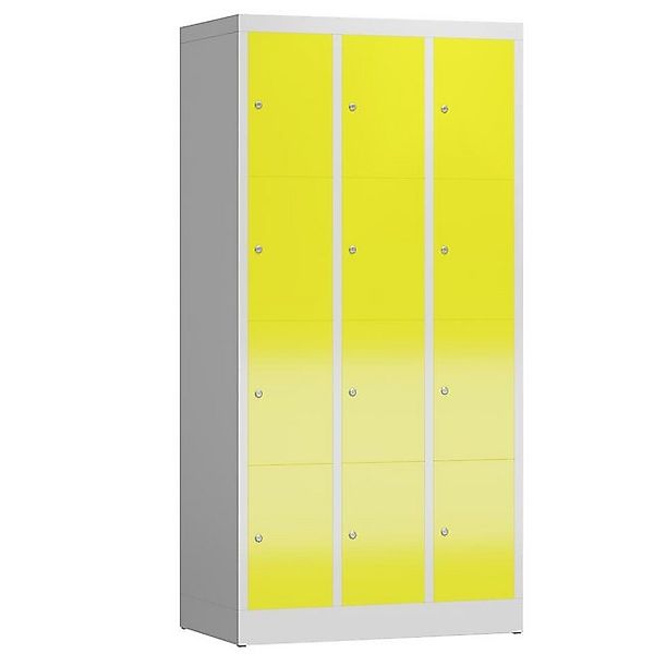 Steelboxx Fächerschrank Schließfachschrank 12 Fächer Spind 180x90x50cm (1-S günstig online kaufen