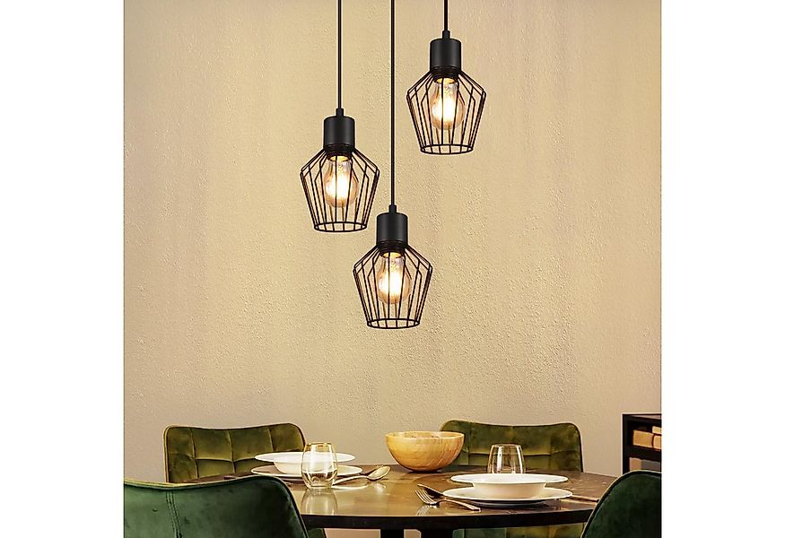 Nettlife Pendelleuchte Esstisch Hängeleuchte Schwarz, LED wechselbar, Wohnz günstig online kaufen