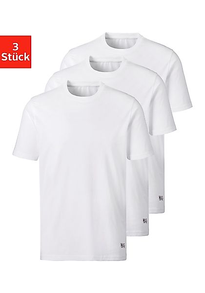 H.I.S T-Shirt "Unterziehshirt mit Rundhals", (3er-Pack), aus Baumwoll-Mix günstig online kaufen
