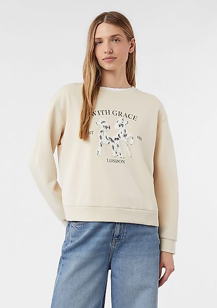 comma Sweatshirt Sweatshirt im Relaxed Fit günstig online kaufen