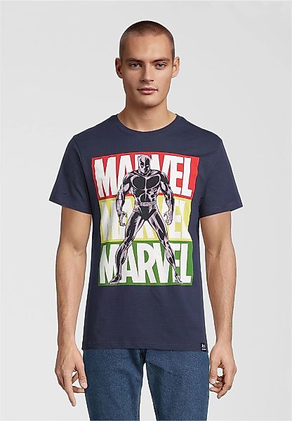 Recovered T-Shirt "Marvel Black Panther Pop Art Navy", (1 tlg.), mit angesa günstig online kaufen
