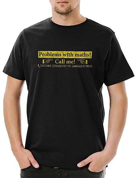 Urban Backwoods Print-Shirt Problem with Maths Herren T-Shirt Geek Nerd Fun günstig online kaufen