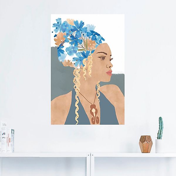 Artland Wandfolie »Maia in voller Blüte«, Portrait, (1 St.), selbstklebend günstig online kaufen