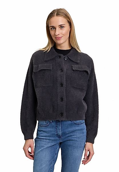 Amber & June Strickjacke "Damen mit aufgesetzter Brusttasche", 1 Stk. Tasch günstig online kaufen