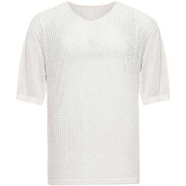 Antioch  T-Shirts & Poloshirts Pago Regular Fit Cellular Knitted T-Shirt günstig online kaufen