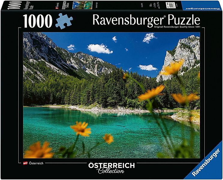 Ravensburger Puzzle Österreich Collection, Grüner See bei Tragöß, 1000 Puzz günstig online kaufen