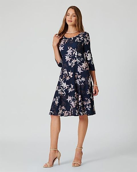 Let's Dress! A-Linienkleid mit Floral-Print günstig online kaufen