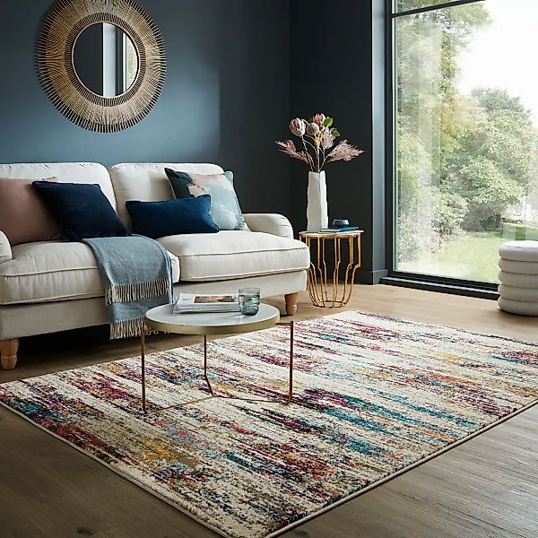 FLAIR RUGS Teppich "Refraction" rechteckig 8 mm Höhe Abstraktes Teppich günstig online kaufen