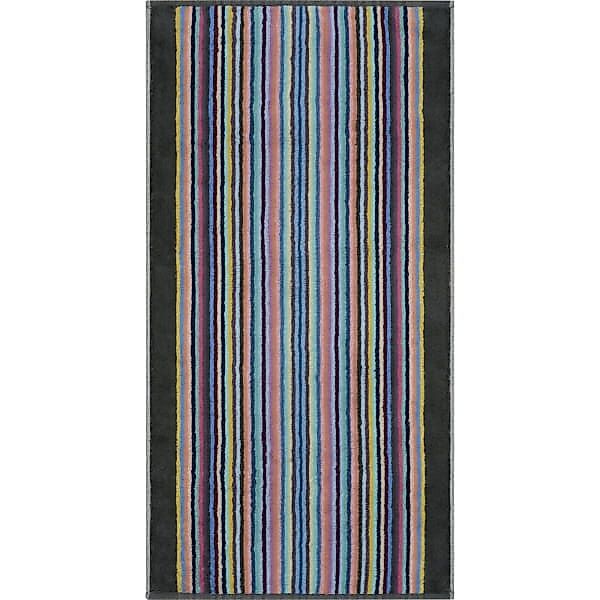 Cawö Handtücher Remake Streifen 2022 - Farbe: anthrazit-multicolor - 18 - D günstig online kaufen