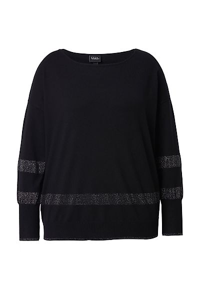 Ulla Popken Strickpullover Pullover Streifen Oversized günstig online kaufen