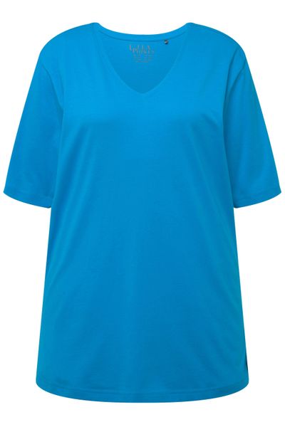Ulla Popken T-Shirt T-Shirt V-Ausschnitt Relaxed günstig online kaufen