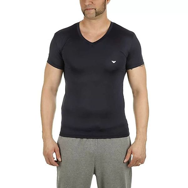 Emporio Armani 110810 Cc747 Kurzärmeliges T-shirt M Navy Blue günstig online kaufen