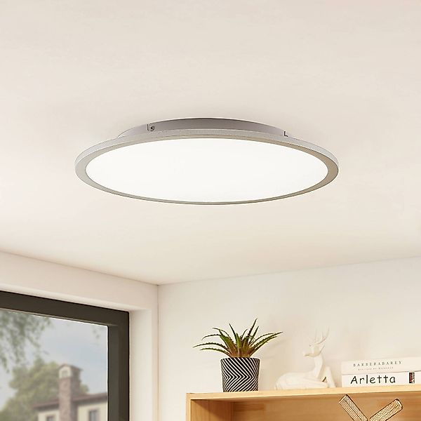 Lindby LED-Deckenlampe Narima, 4.000 K, Ø 50 cm, silber günstig online kaufen