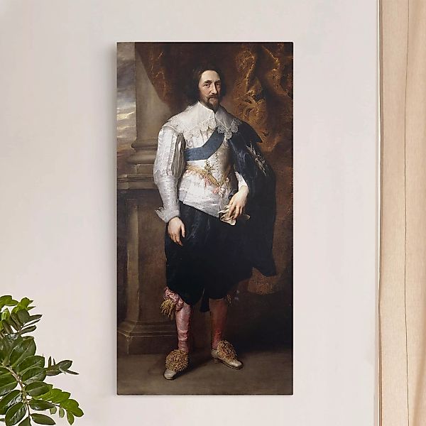 Leinwandbild Kunstdruck - Hochformat Anthonis van Dyck - Charles, Marquis d günstig online kaufen