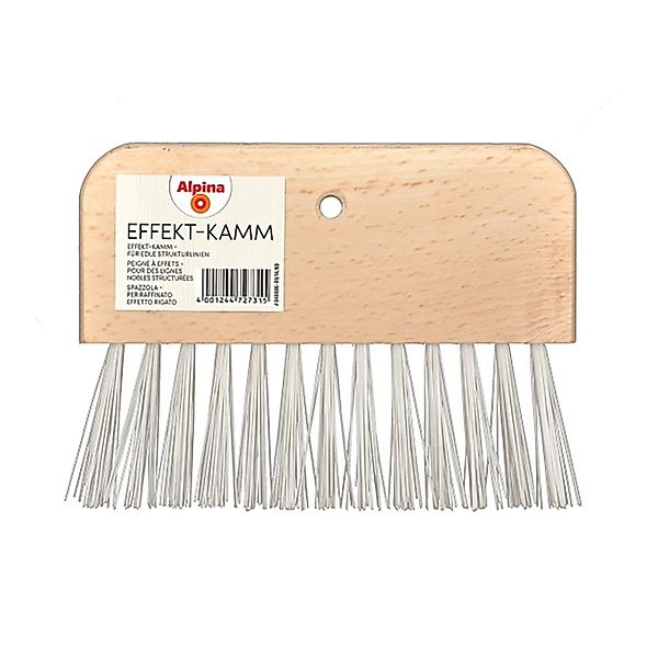 Alpina Pinsel Alpina Effekt-Kamm Holzgriff mit hochwertigen günstig online kaufen