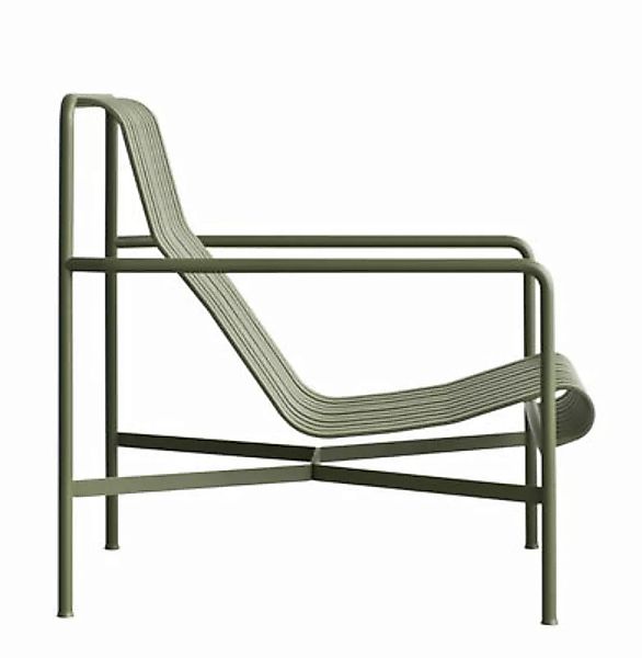 Lounge Sessel Palissade metall grün / mit hoher Rückenlehne - R & E Bouroul günstig online kaufen