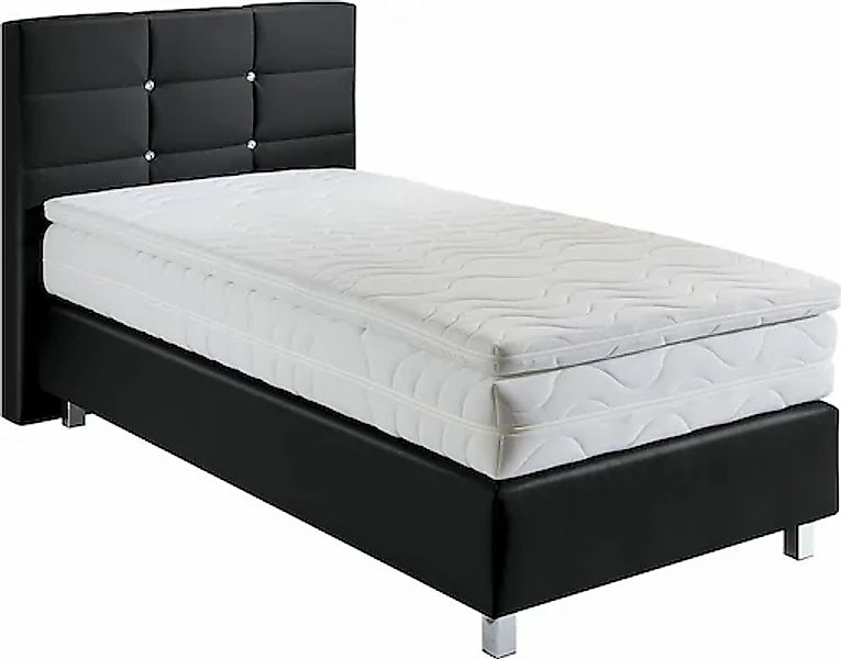 Westfalia Schlafkomfort Boxspringbett, mit Knöpfen in Kristalloptik, wahlwe günstig online kaufen
