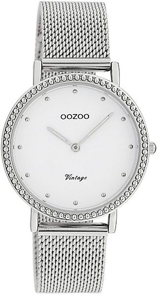 OOZOO Quarzuhr Oozoo Damen Armbanduhr silber Analog, (Analoguhr), Damenuhr günstig online kaufen