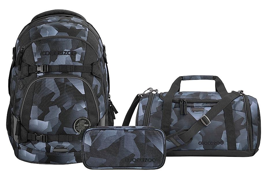 coocazoo Schulranzen Schulrucksack-Set MATE Grey Rocks günstig online kaufen