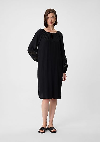 Comma Minikleid Kurzes Kleid aus Crêpe-Chiffon günstig online kaufen