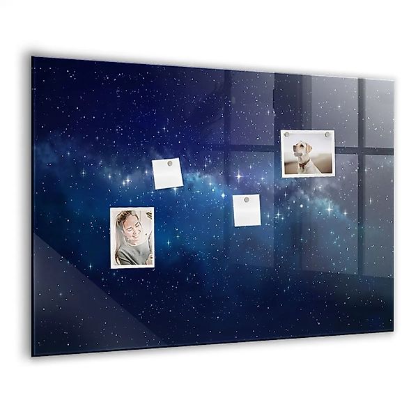 Tulup Magnettafel Glas Dunkler Himmel Sterne 100x70 cm Magnettafel Zum Schr günstig online kaufen