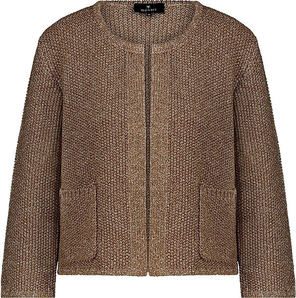 Monari Outdoorjacke Jacke mit Reiskornmuster brandy günstig online kaufen