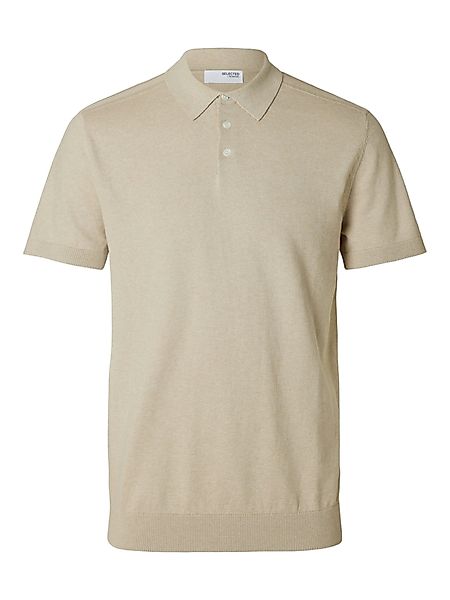 SELECTED HOMME Strickpullover GESTRICKTES POLO SHIRT günstig online kaufen