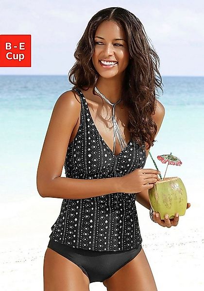 LASCANA Bügel-Tankini mit grafischem Print günstig online kaufen
