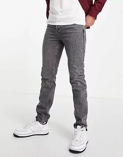 Topman – Straight Jeans in Grau günstig online kaufen