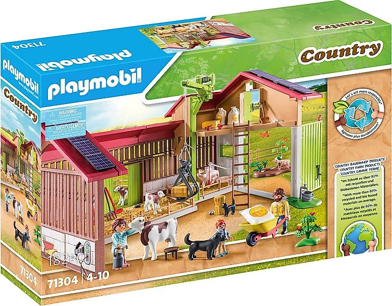 Playmobil® Großer Bauernhof (71304), Country Konstruktions-Spielset, (182 S günstig online kaufen
