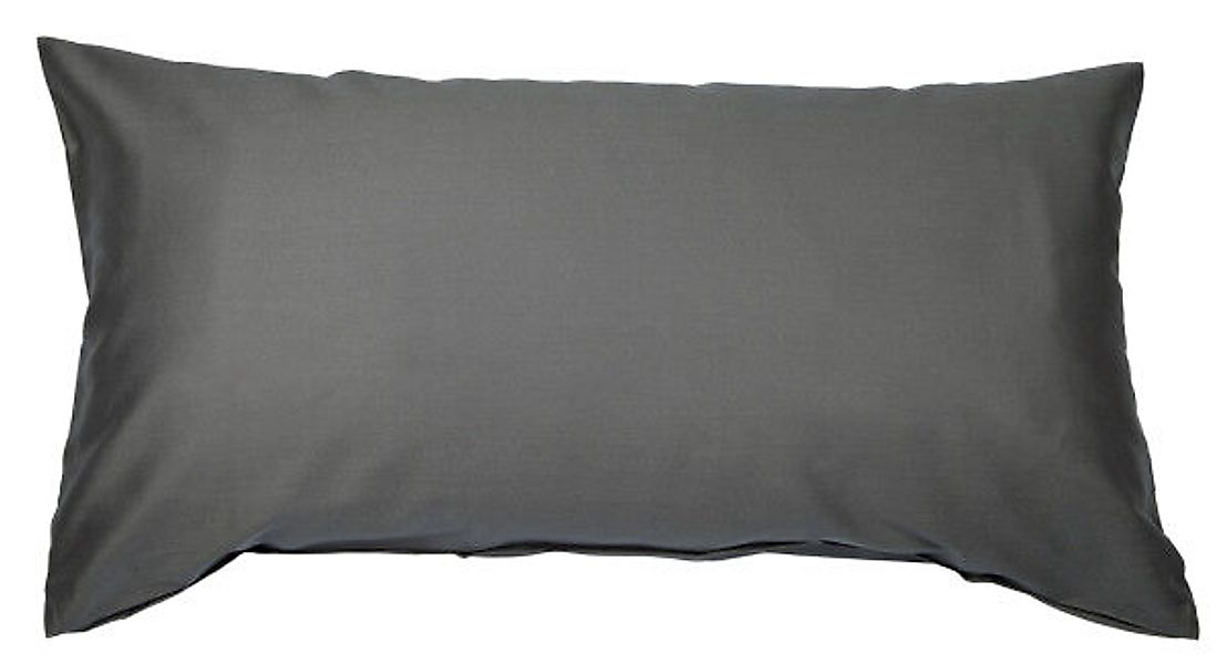 Janine Janine Mako-Satin Bettwäsche Colors 31001 anthrazit Größe:  40x80 cm günstig online kaufen