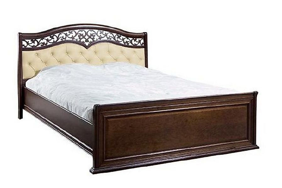 JVmoebel Bett Ehebett Doppelbett Chippendale Schlafzimmer Königssbett- Mode günstig online kaufen