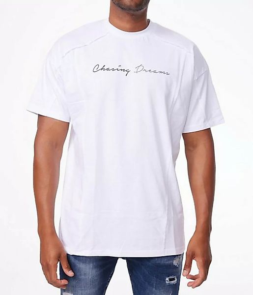 Denim House T-Shirt Herren Oversize T-Shirt mit coolem Schriftzug in Loose günstig online kaufen