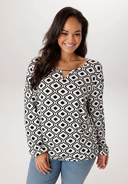 Aniston PLUS Langarmshirt günstig online kaufen