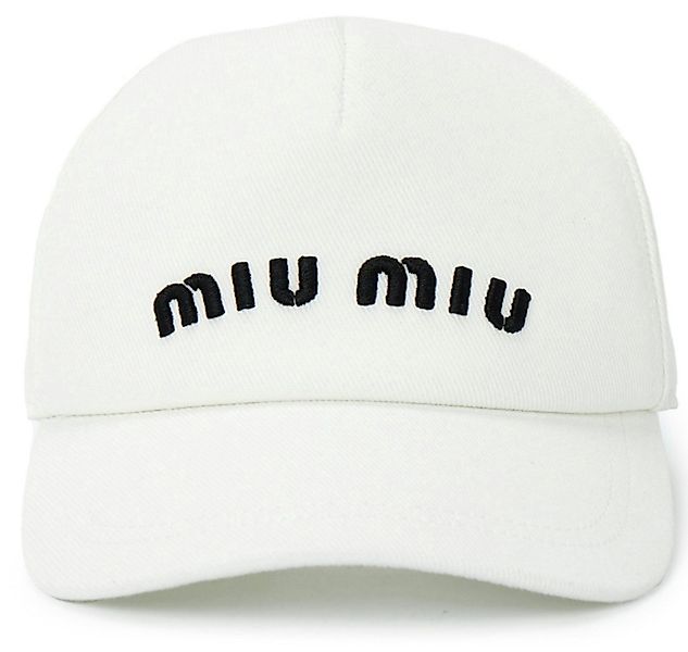 Miu Miu Baseball Cap Basebalkappe Kappe Mütze Logo Cap Logostickerei auf de günstig online kaufen