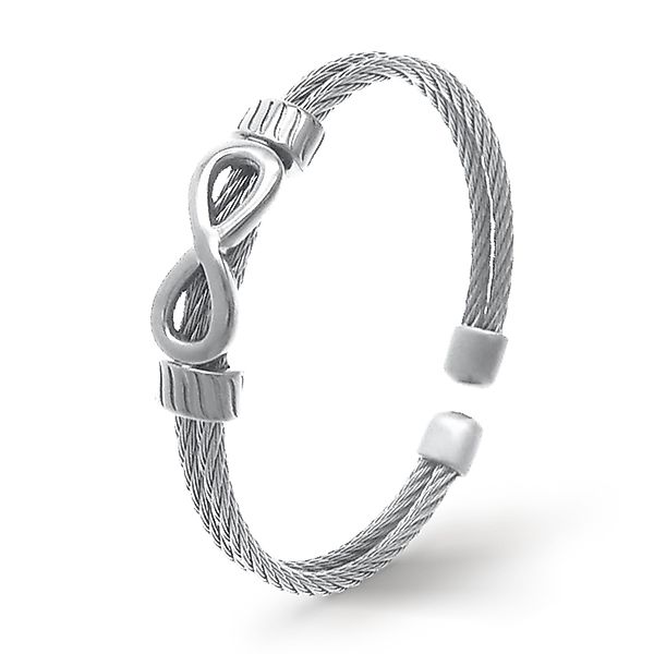 UNIQAL.de Armreif Unendlichkeit Edelstahl Armband "INFINITY" günstig online kaufen