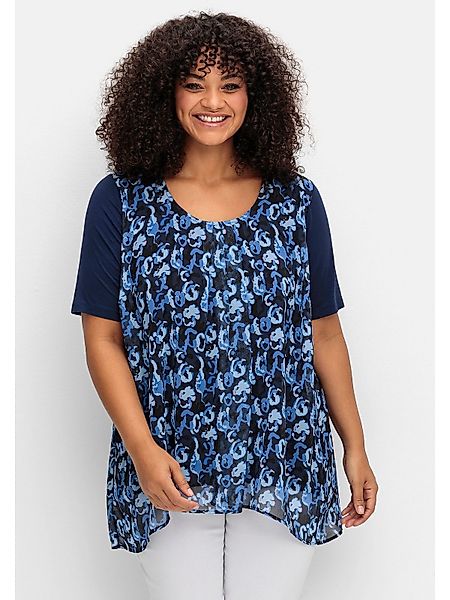 Sheego Blusenshirt Große Größen aus Jersey günstig online kaufen