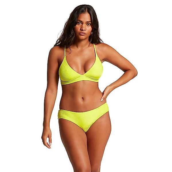 Volcom Simply Rib Cheeky Bikinihose XS Lime günstig online kaufen