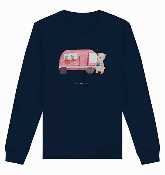 Mr. & Mrs. Panda Longpullover Bär Camper Größe XL - French Navy - Geschenk, günstig online kaufen