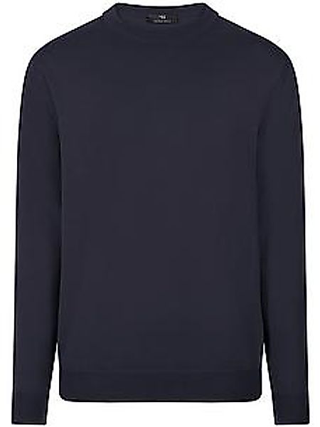 Rundhals-Pullover Peter Hahn blau günstig online kaufen