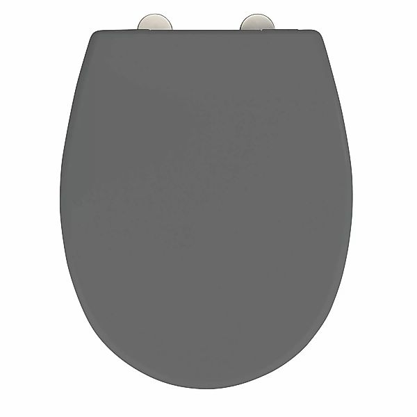 Wenko WC-Sitz Vorno Neo aus Duroplast Grau günstig online kaufen
